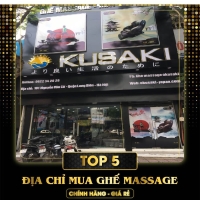 Top 5 Địa Chỉ Mua Ghế Massage Chính Hãng Giá Rẻ Tại Hà Nội Được Ưa Chuộng Nhất