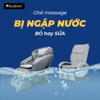 Ghế massage toàn thân bị ngập nước nên bỏ hay nên sửa?