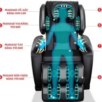 Túi khí ghế mát xa toàn thân là gì? Sự khác nhau ghế túi khí đơn và túi khí kép