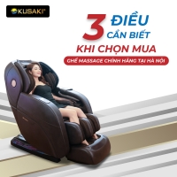 3 điều cần biết khi mua ghế massage chính hãng tại Hà Nội