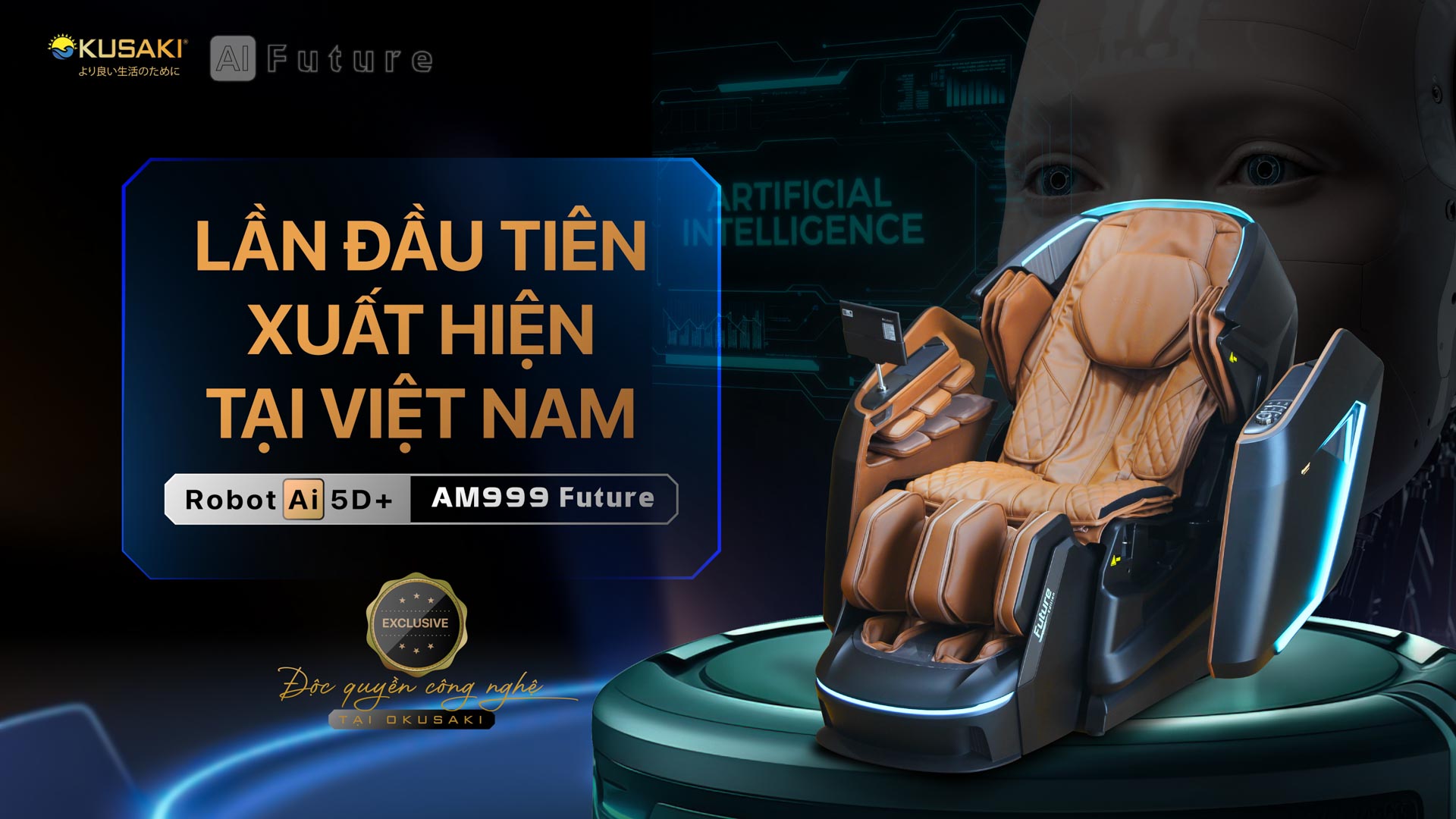 Ghế massage Okusaki Am999 Future