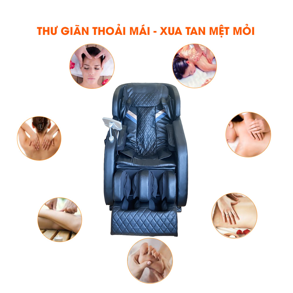 Địa chỉ mua ghế massage chính hãng tại Hà Nội - Kingsport