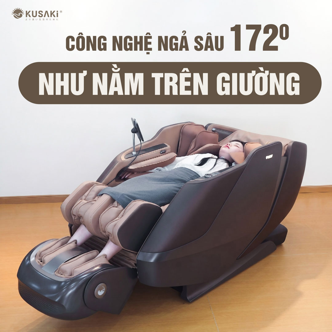 Ghế Massage Okusaki AM-868 Master: Giải Pháp Cho Cột Sống Đau Mỏi