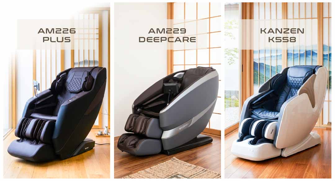 3 mẫu ghế massage chính hãng chất lượng và giá rẻ tại okusaki