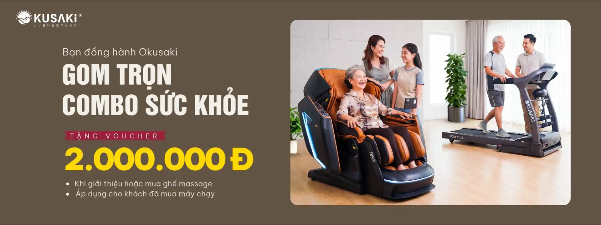 Okusaki tặng voucher 2 triệu đồng cho khách hàng cũ