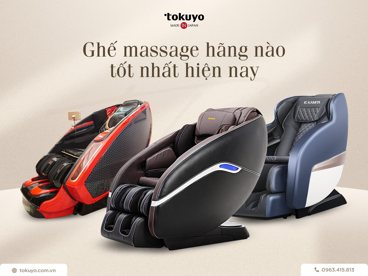 Tokuyo - Thương hiệu ghế massage uy tín, chất lượng
