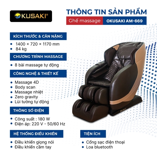 Địa chỉ bán ghế massage tại Phú Thọ