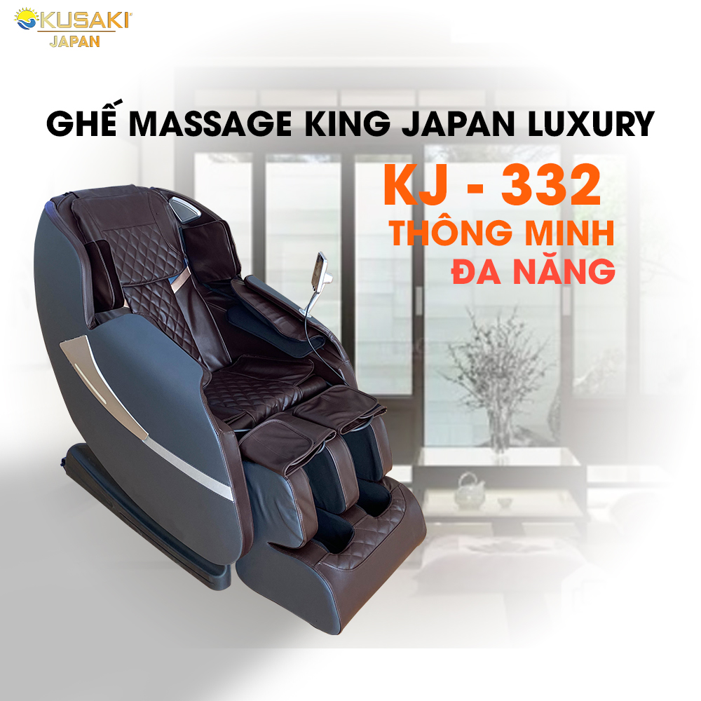 Ghế massage dưới 20 triệu đa năng thông minh KJ-332 của Okusaki