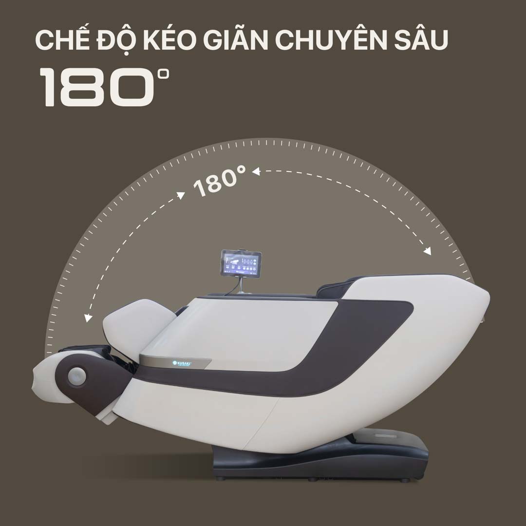 Ghế massage am686 kéo giãn chuyên sâu 180 độ