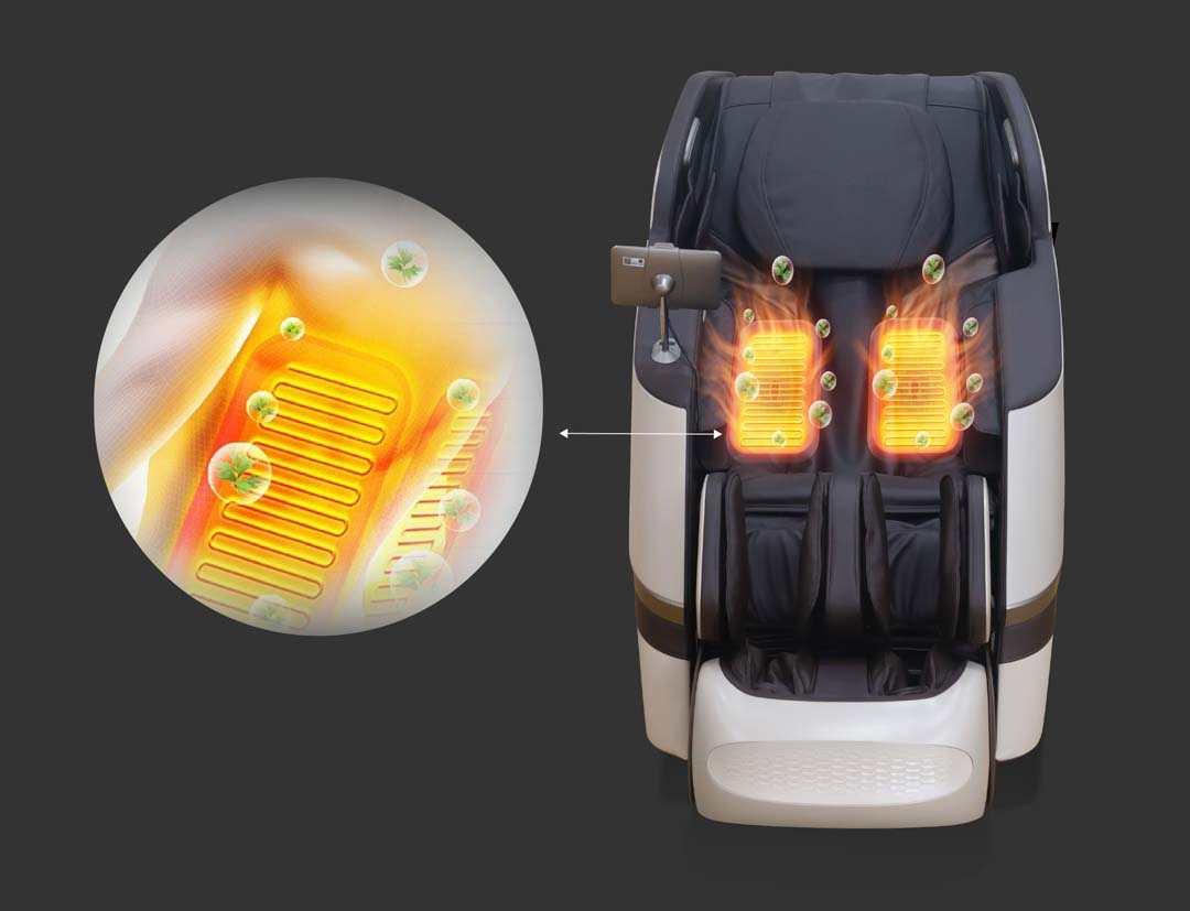 Nhiệt sưởi trên ghế massage am686