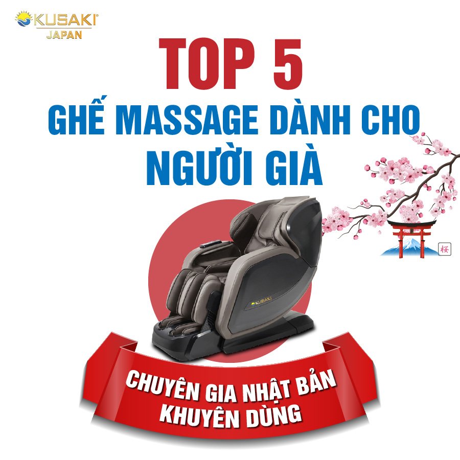 Top 5 Ghế Massage Cho Người Già Được Các Chuyên Gia Hàng Đầu Tại Nhật Bản Khuyên Dùng