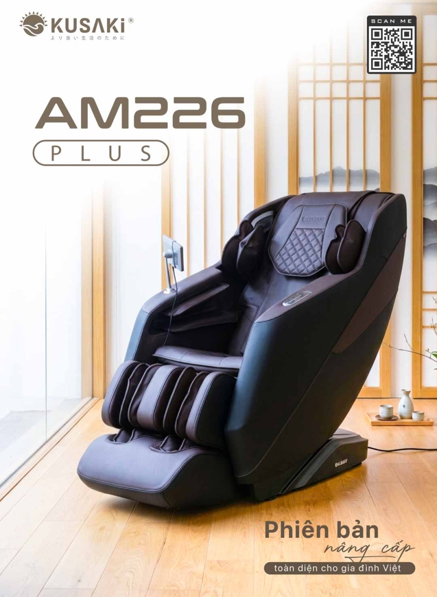 Ghế massage okusaki am226 plus chính hãng