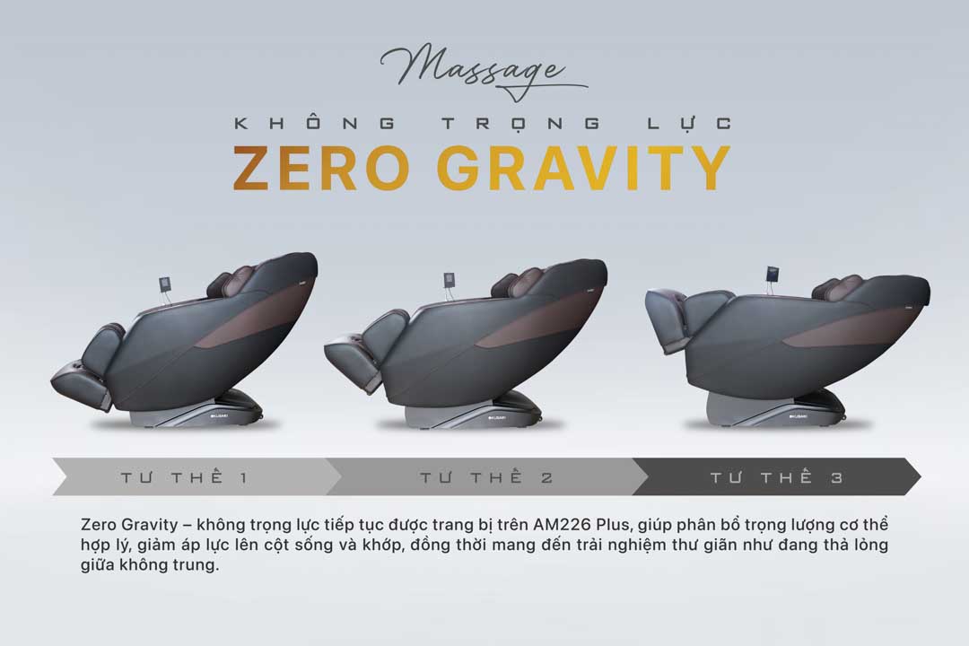 ghế massage okusaki am226 plus zerogravity không trọng lực
