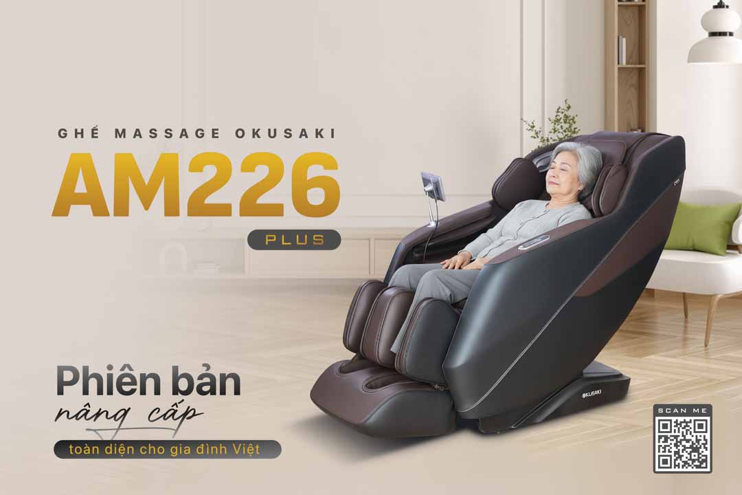 Ghế massage okusaki am226 plus phối cảnh