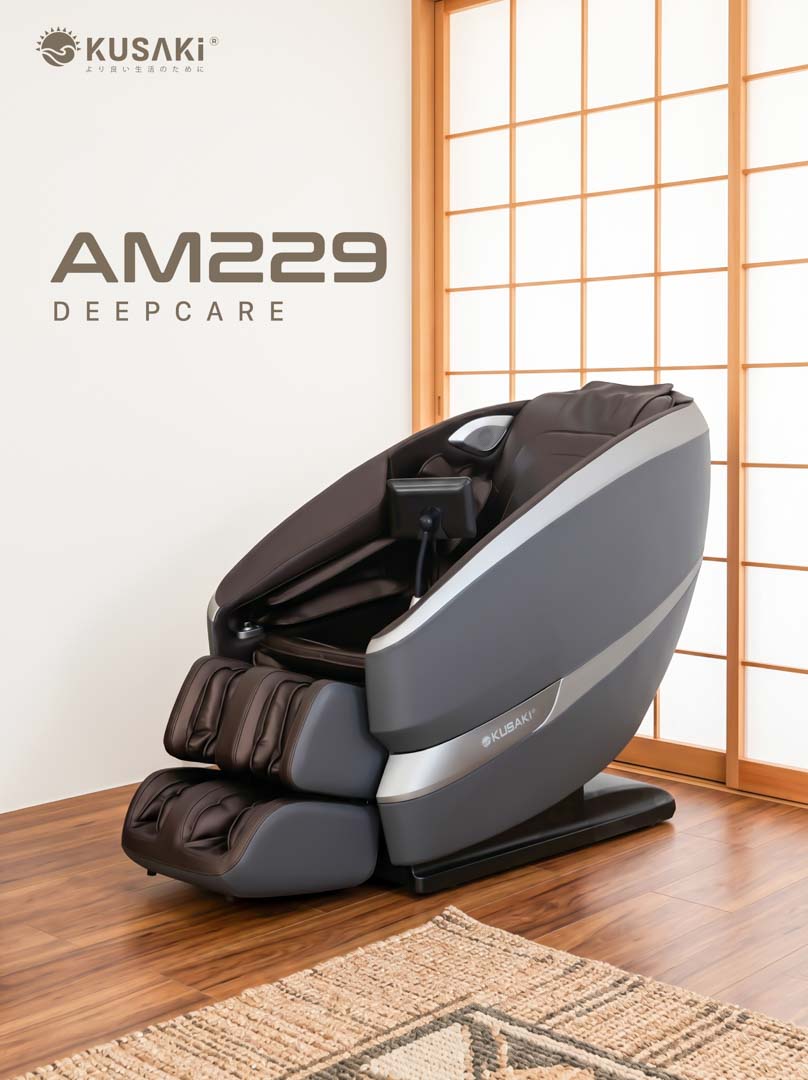 Ghế massage toàn thân Okusaki Am229 deepcare chính hãng thiết kế sang trọng