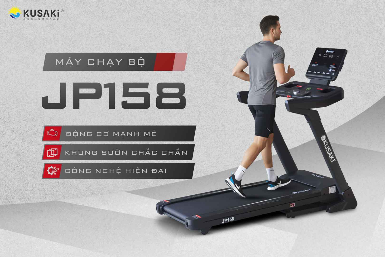 Máy chạy bộ okusaki jp158 phối cảnh