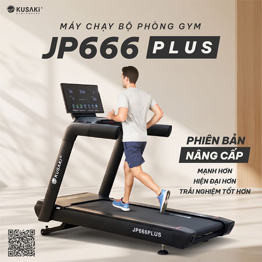 Máy Chạy Bộ Phòng Gym Okusaki JP-666 Plus: Khẳng Định Đẳng Cấp Cấu Hình Thực Tế Và Thông Số Vượt Trội
